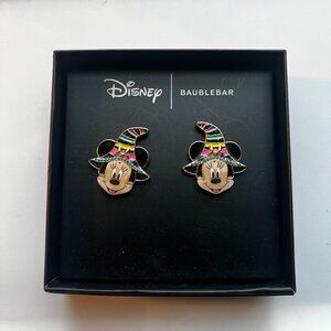 Disney x Baublebar Halloween Minnie Mouse Witch Earrings NIB NEW